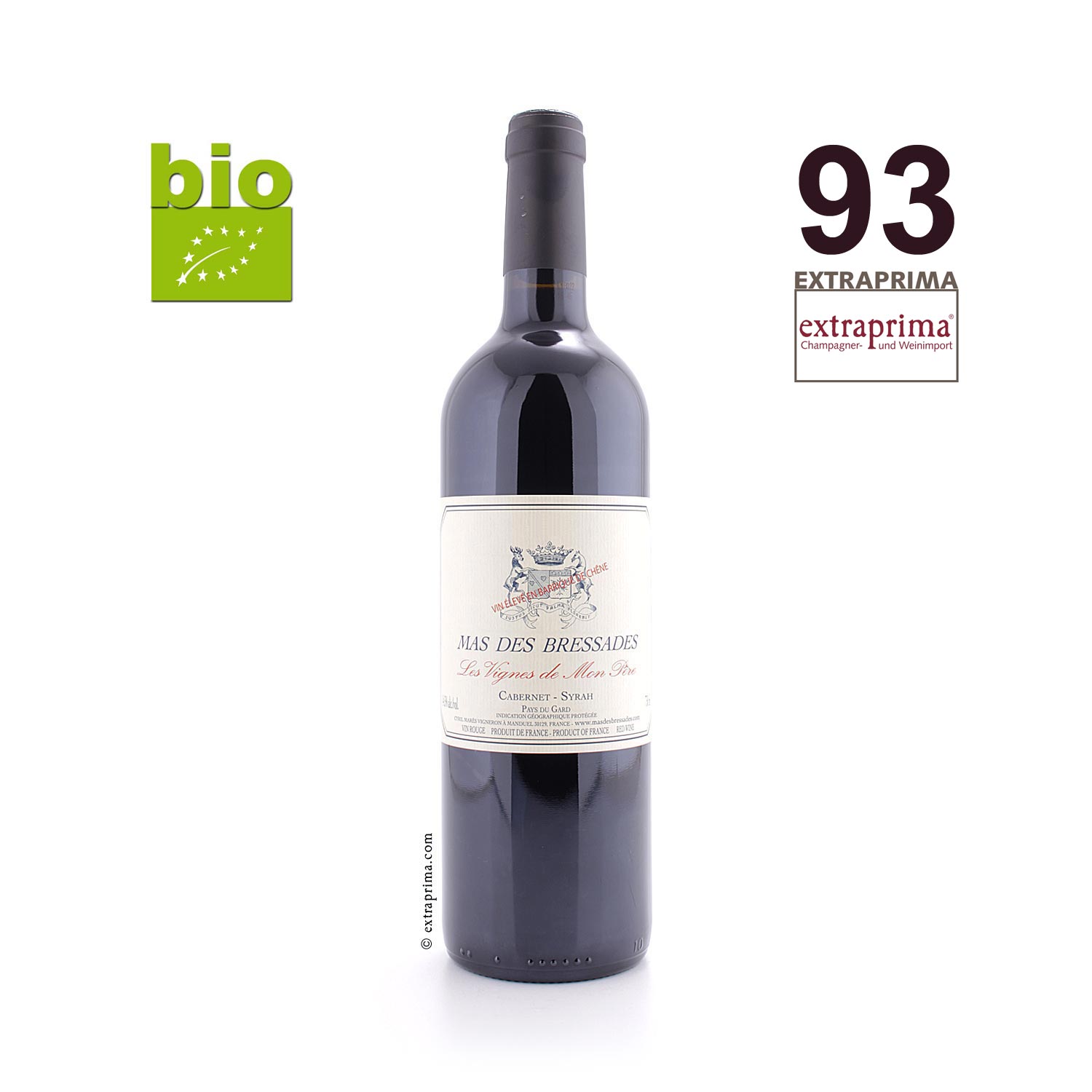 2021 Cabernet-Syrah 'Les Vignes de mon Père' - Mas des Bressades -bio-