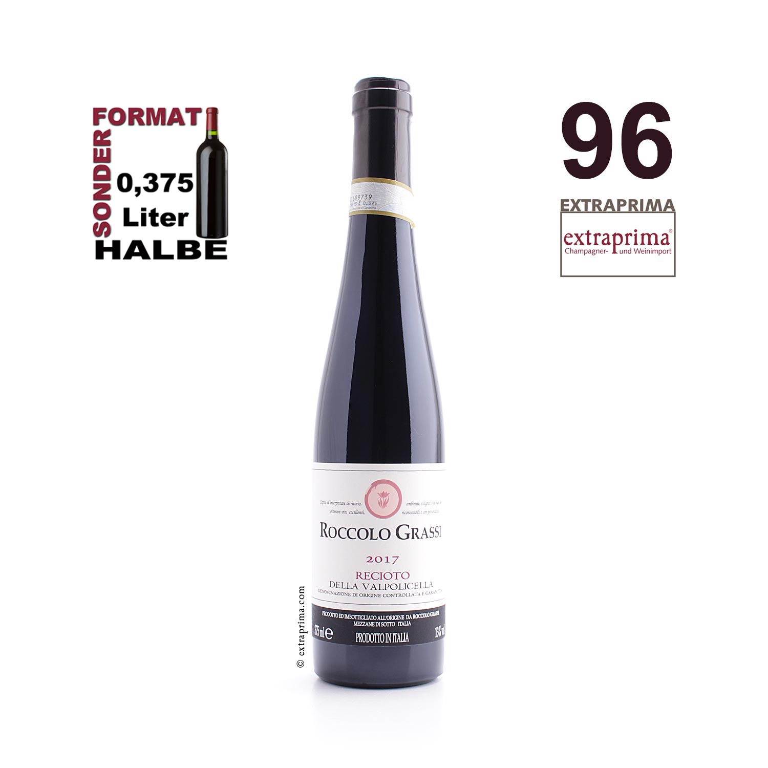 2017 Recioto della Valpolicella - Roccolo Grassi | Halbe 0,375-Ltr.