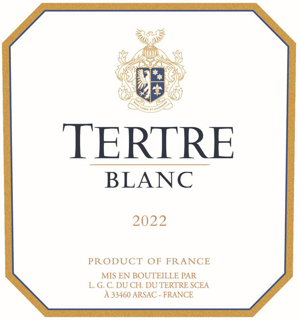 2022 Château du Tertre – Bordeaux Blanc