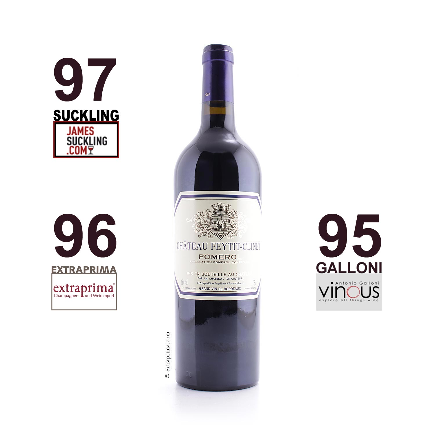 2019 Château Feytit-Clinet - Pomerol | 12er Holzkiste