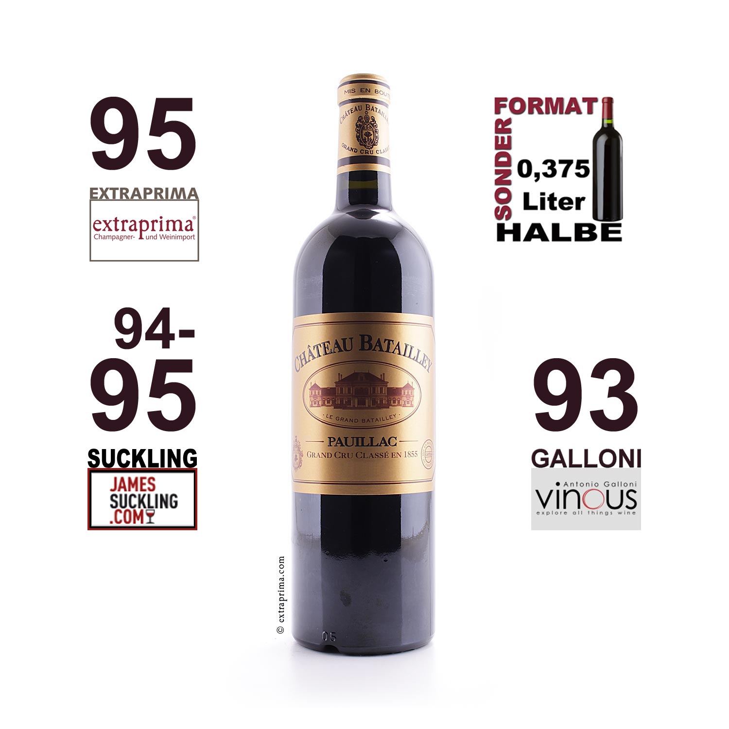 2020 Château Batailley | Halbe 0,375-Ltr.