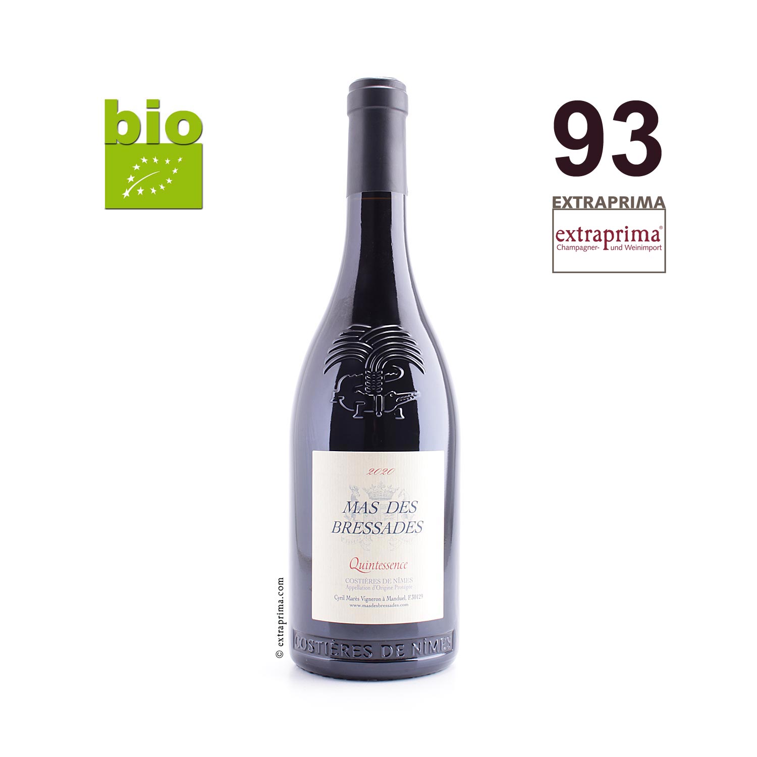 2021 Costières de Nîmes Quintessence - Mas des Bressades -bio-