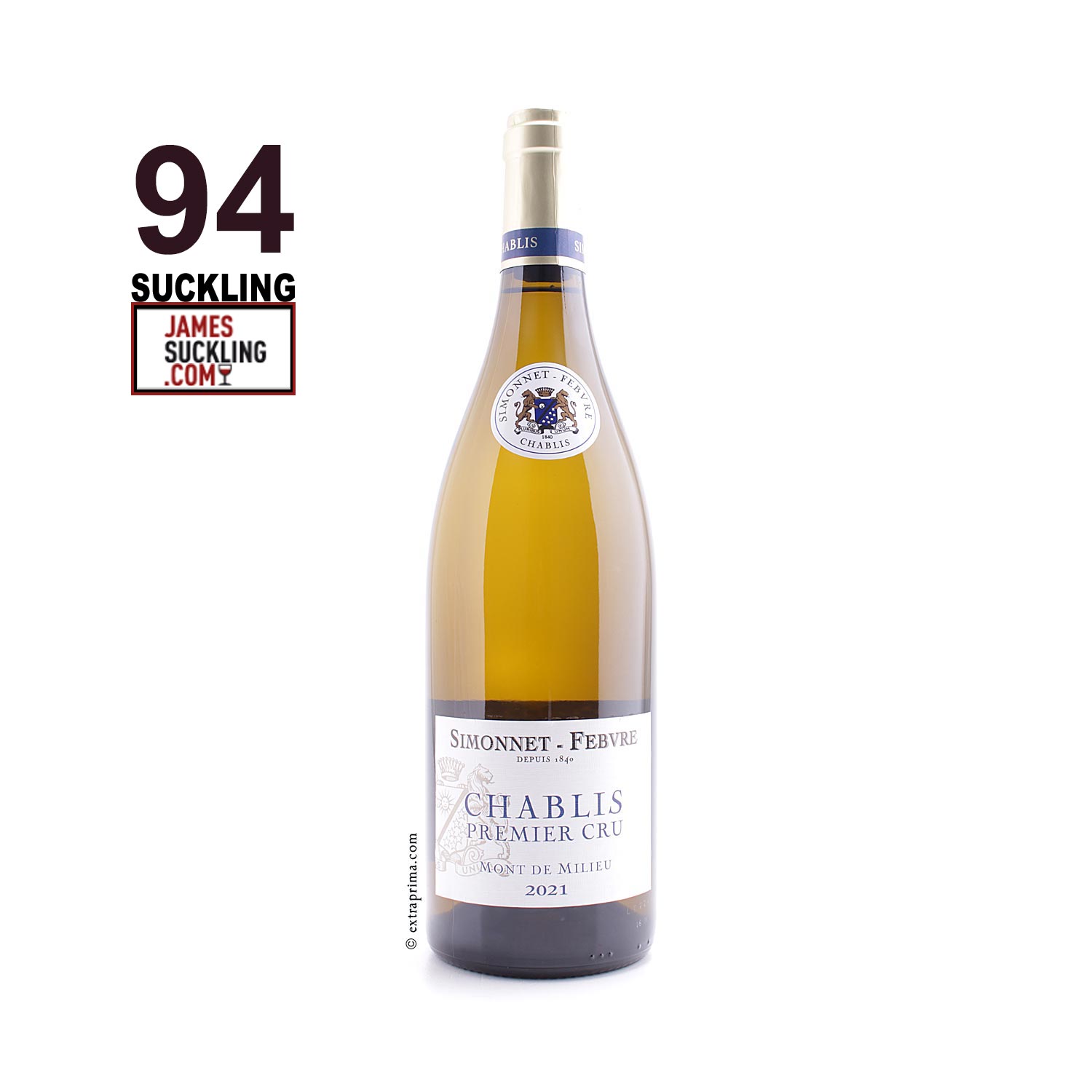 2021 Chablis 1er Cru Mont de Milieu - Simonnet-Febvre