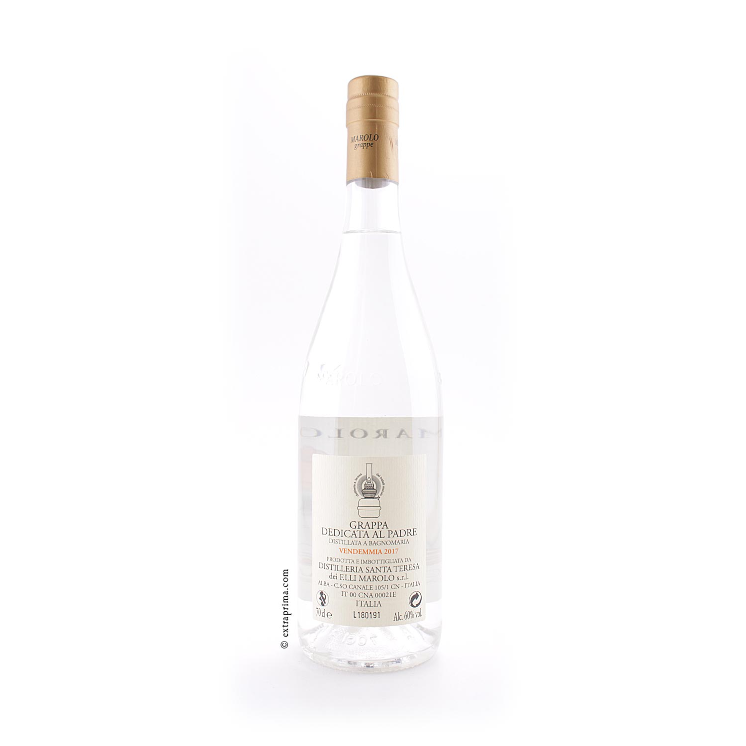 Grappa dedicata al Padre - Marolo 60% Vol. | 70 cl