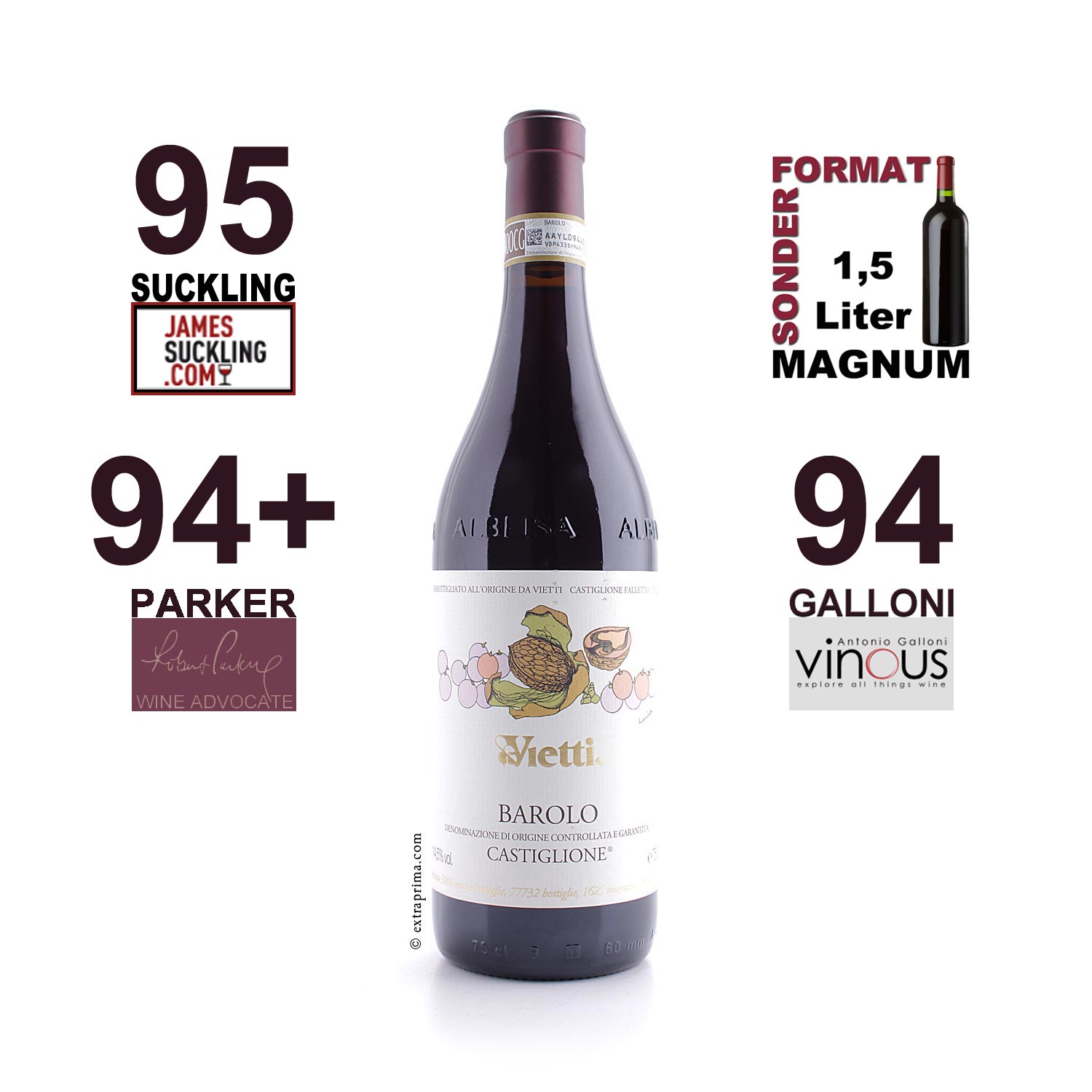 2019 Barolo Castiglione - Vietti | MAGNUM 1,5-Ltr.