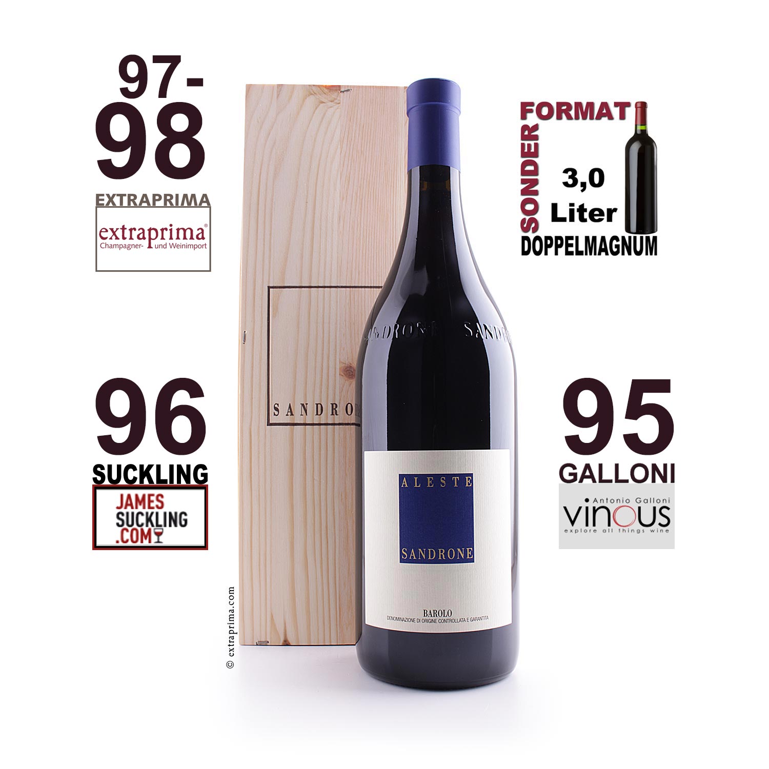 2017 Barolo Aleste - Sandrone  | DMG 3,0-Ltr.