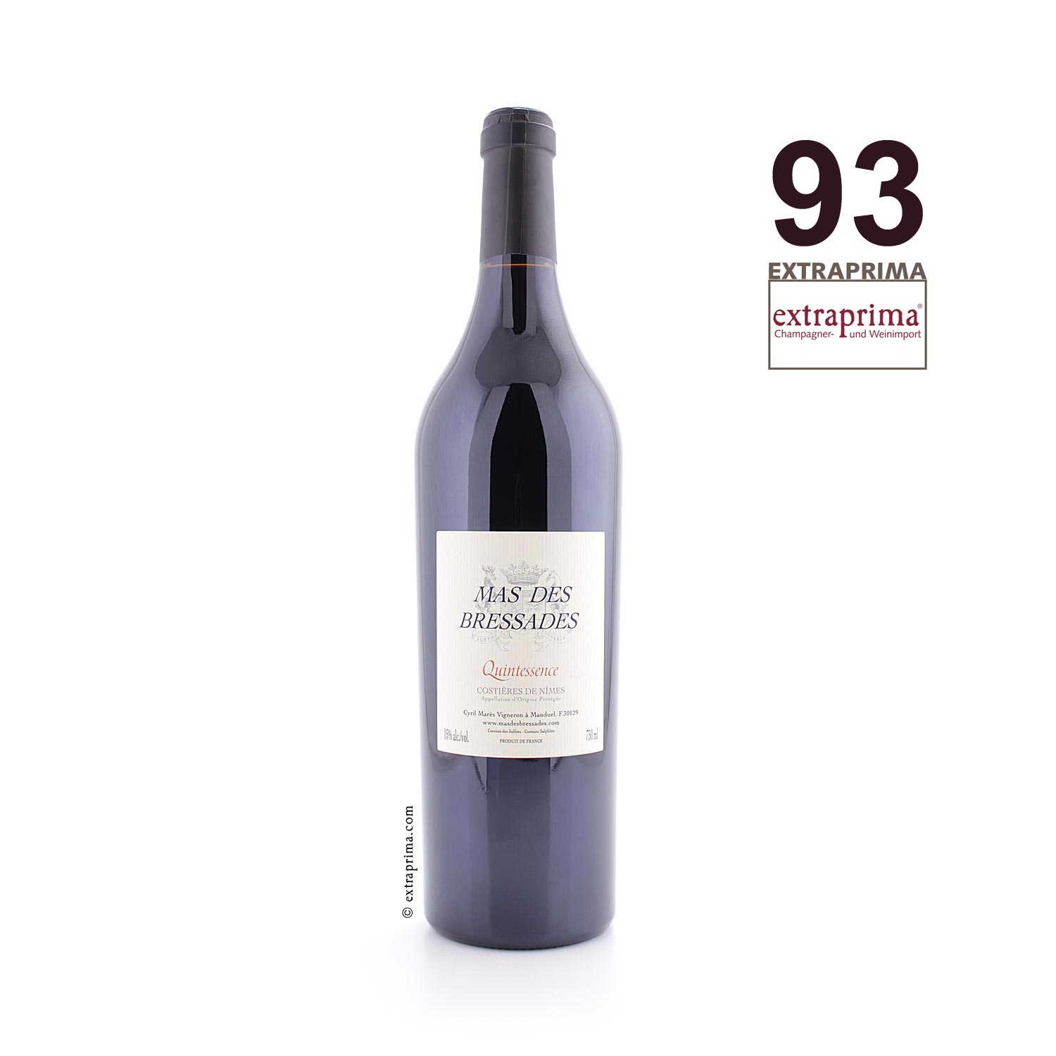 2021 Costières de Nîmes Quintessence - Mas des Bressades -bio-