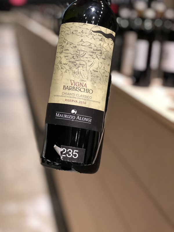 2020 Chianti Classico Riserva Vigna Barbischio Maurizio Alongi -bio-