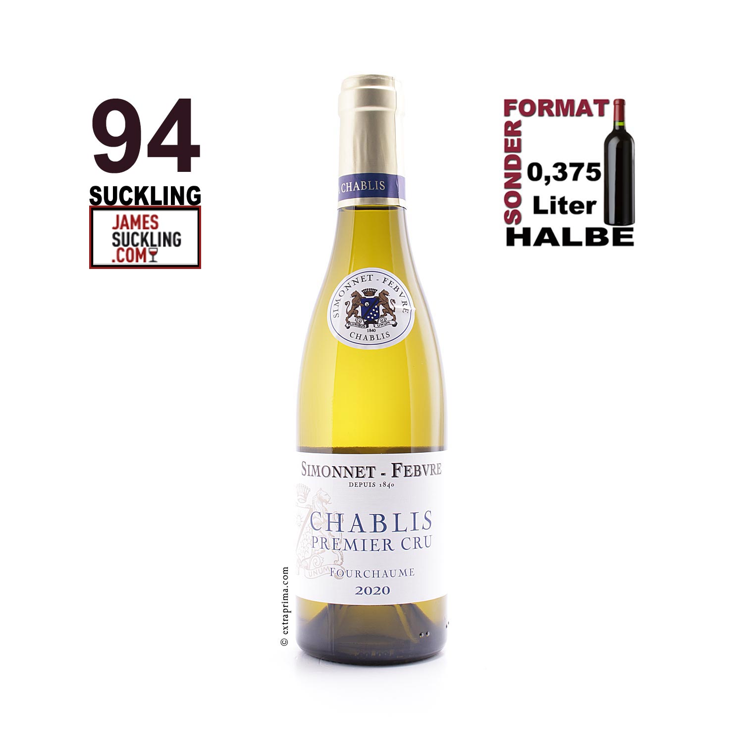 2021 Chablis 1er Cru Fourchaume - Simonnet-Febvre | Halbe 0,375-Ltr.