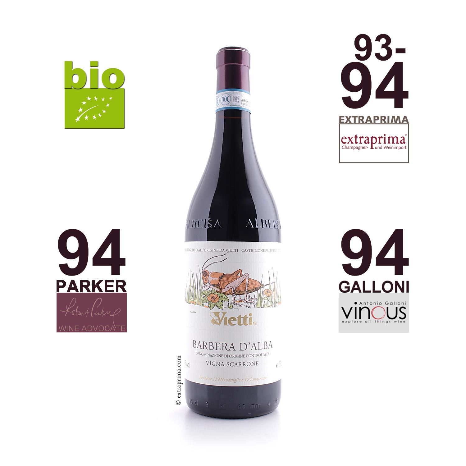 2021 Barbera d'Alba Vigna Scarrone - Vietti -bio-