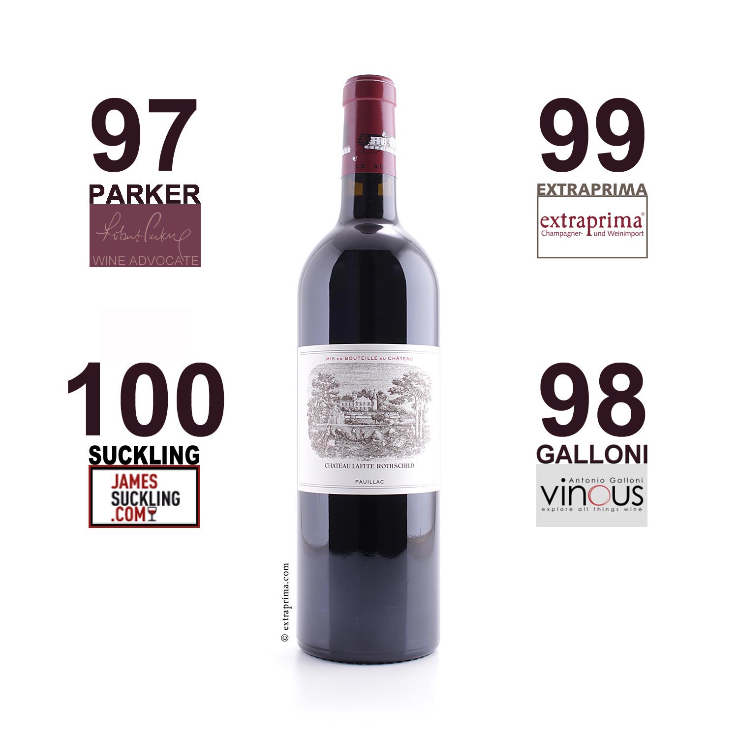 2020 Château Lafite-Rothschild - Pauillac | Einzelholzkiste