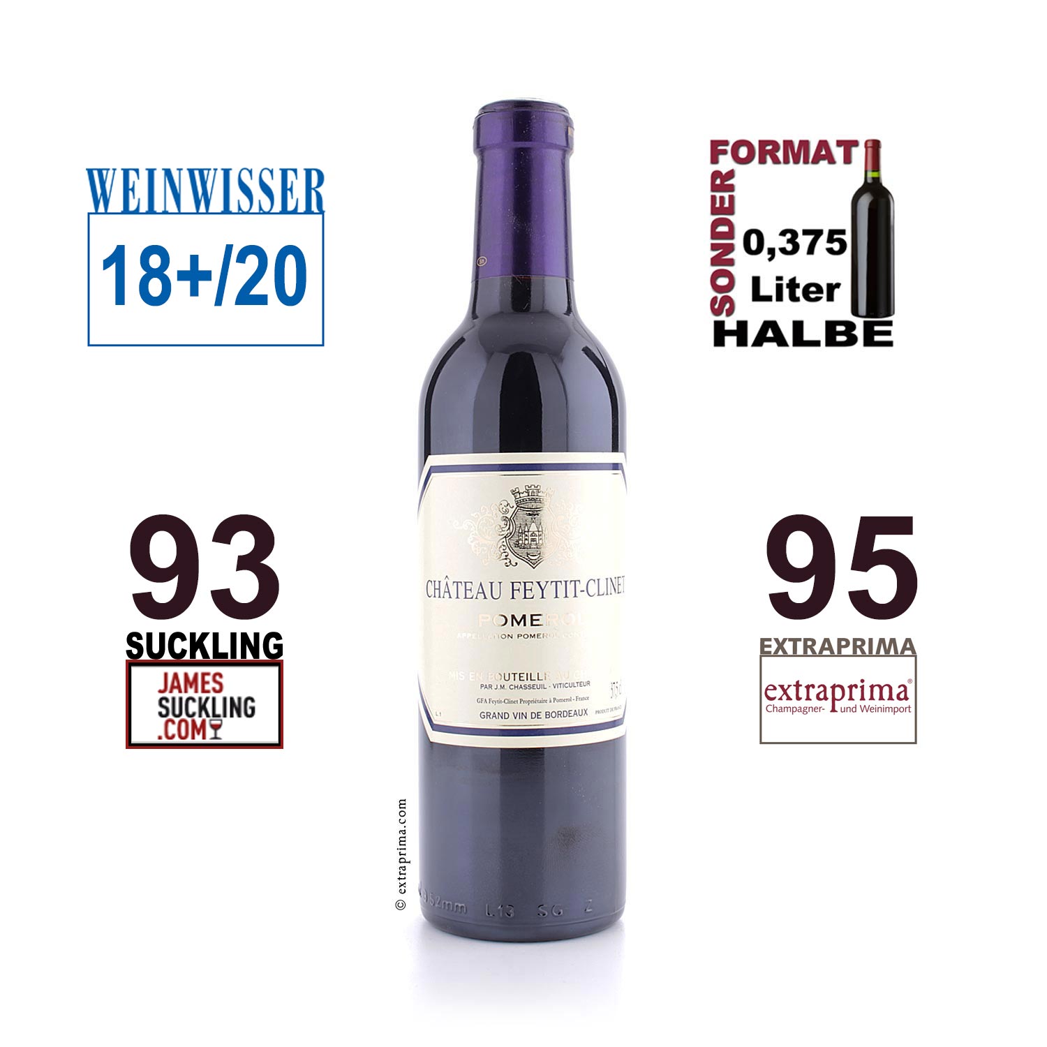 2021 Château Feytit-Clinet - Pomerol | Halbe 0,375-Ltr.