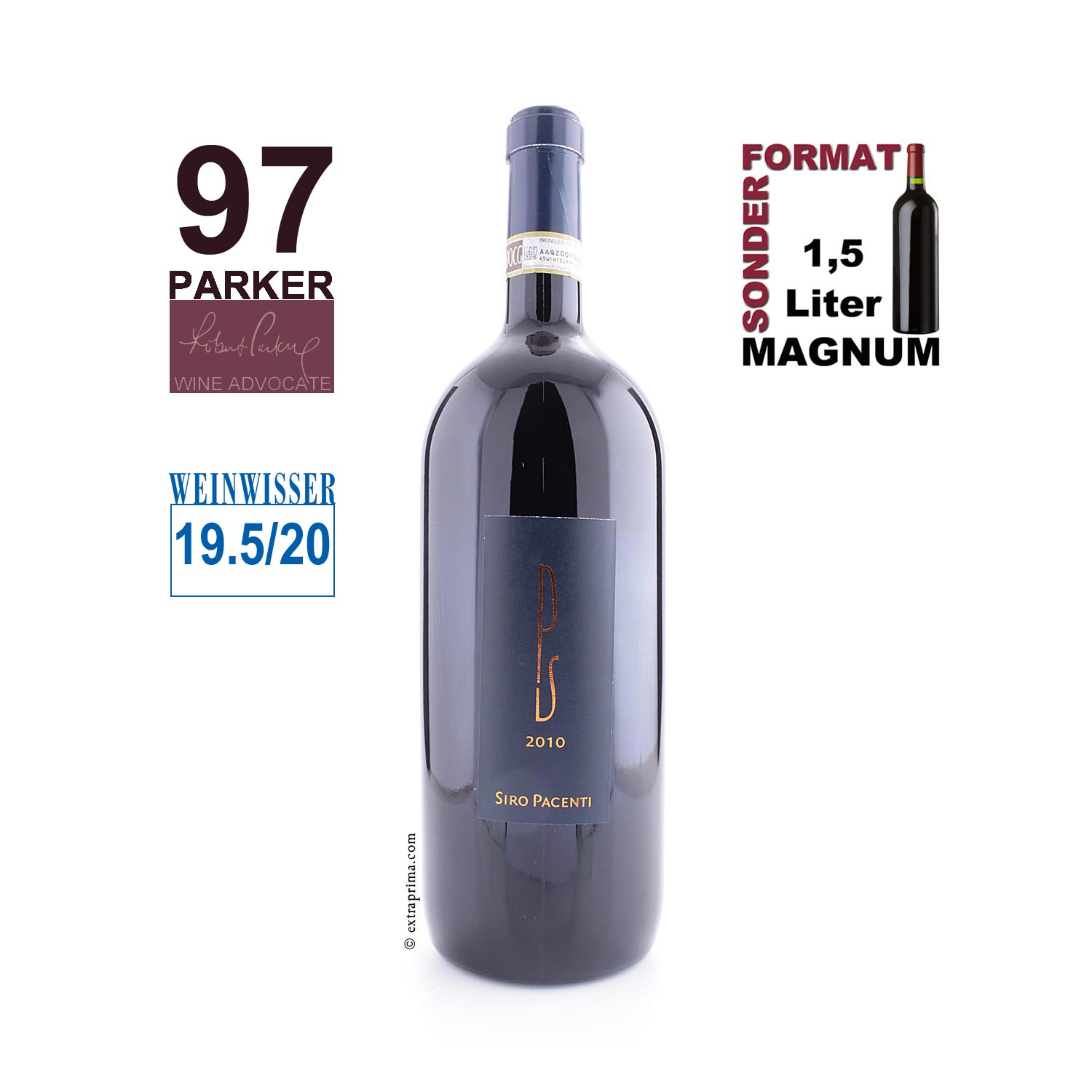 2010 Brunello di Montalcino PS Riserva - Siro Pacenti | MAGNUM 1,5-Ltr.