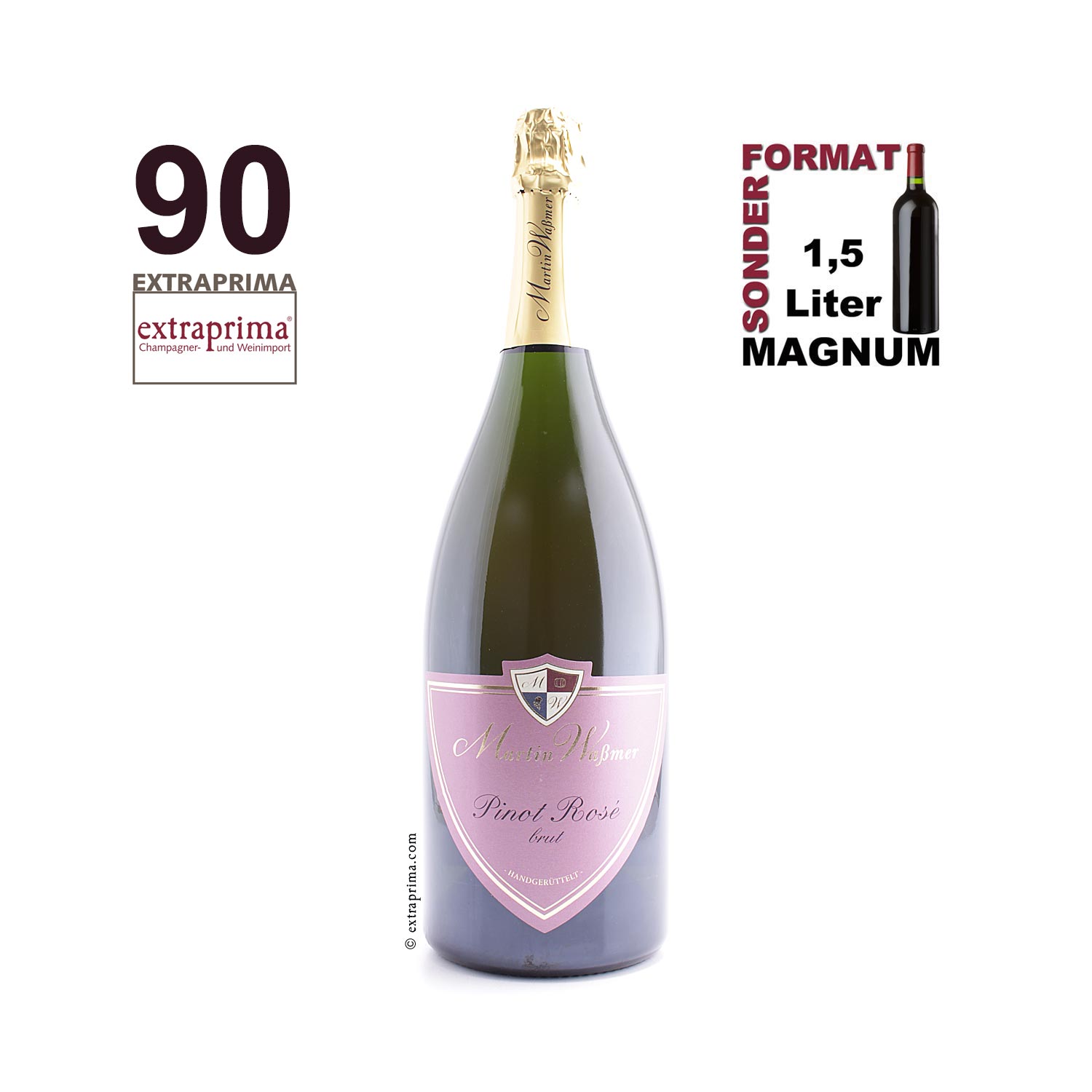 2020 Pinot Rosé Sekt Brut - Martin Waßmer | MAGNUM 1,5-Ltr.