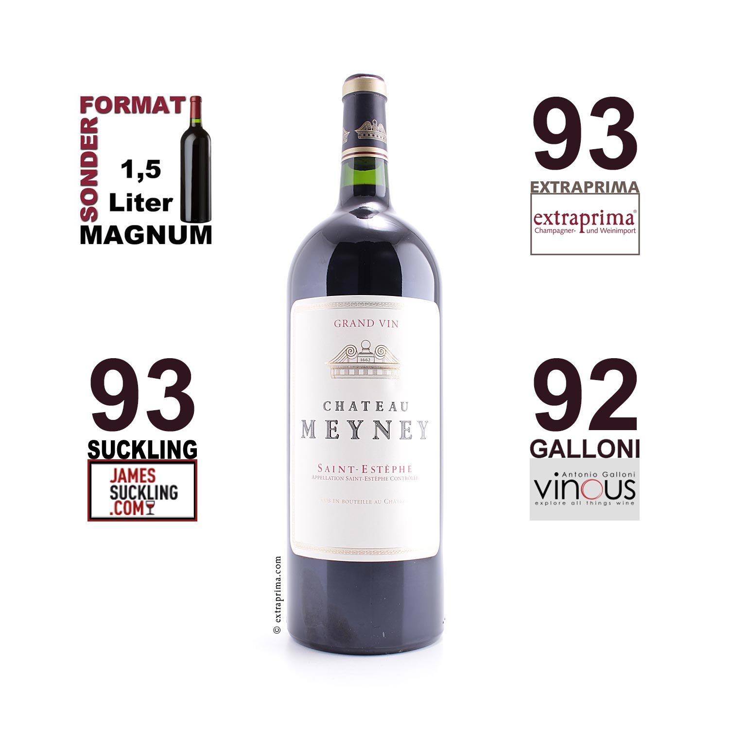 2021 Château Meyney - St.-Estèphe | MAGNUM 1,5-Ltr.