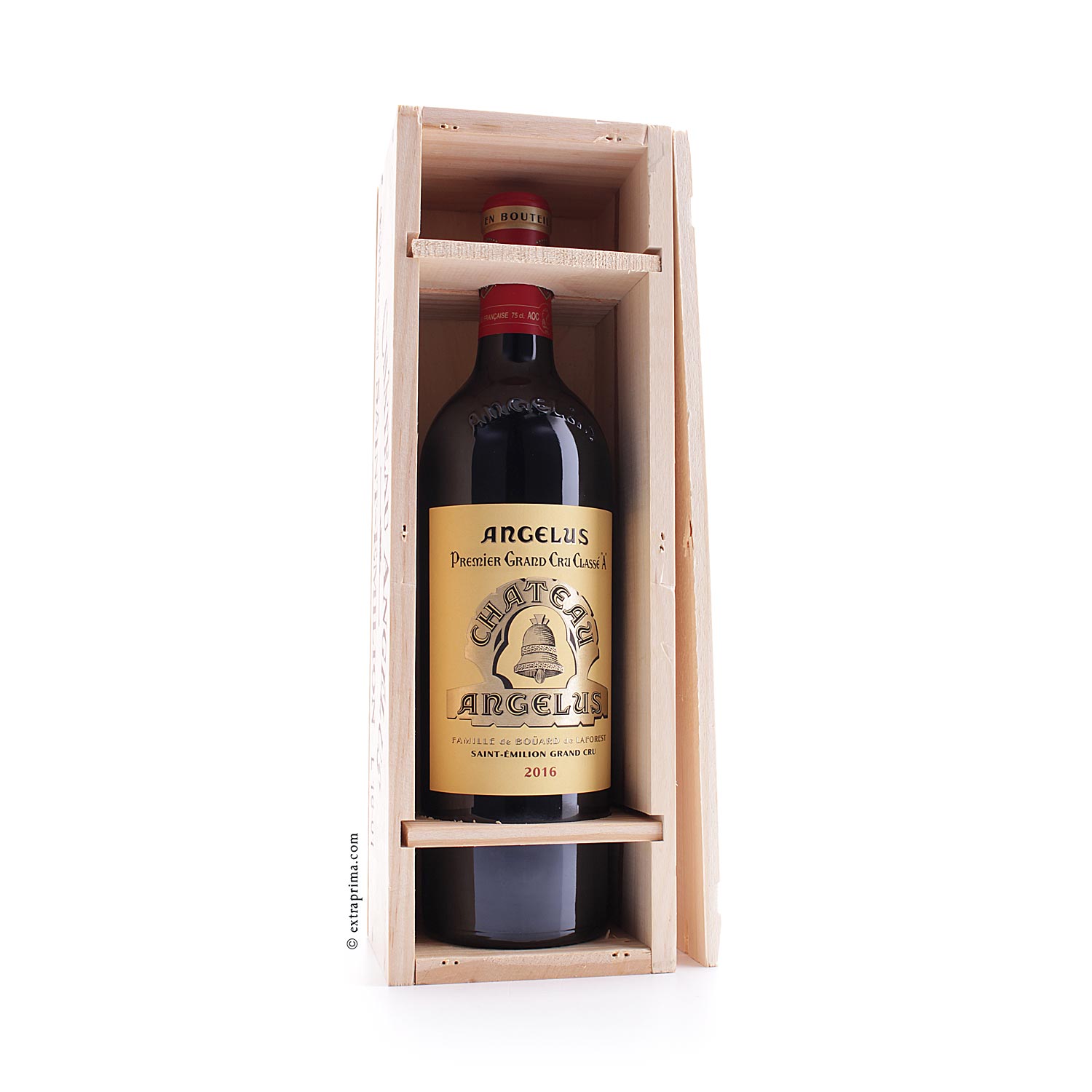 2016 Château Angélus - St.-Emilion | Einzelholzkiste