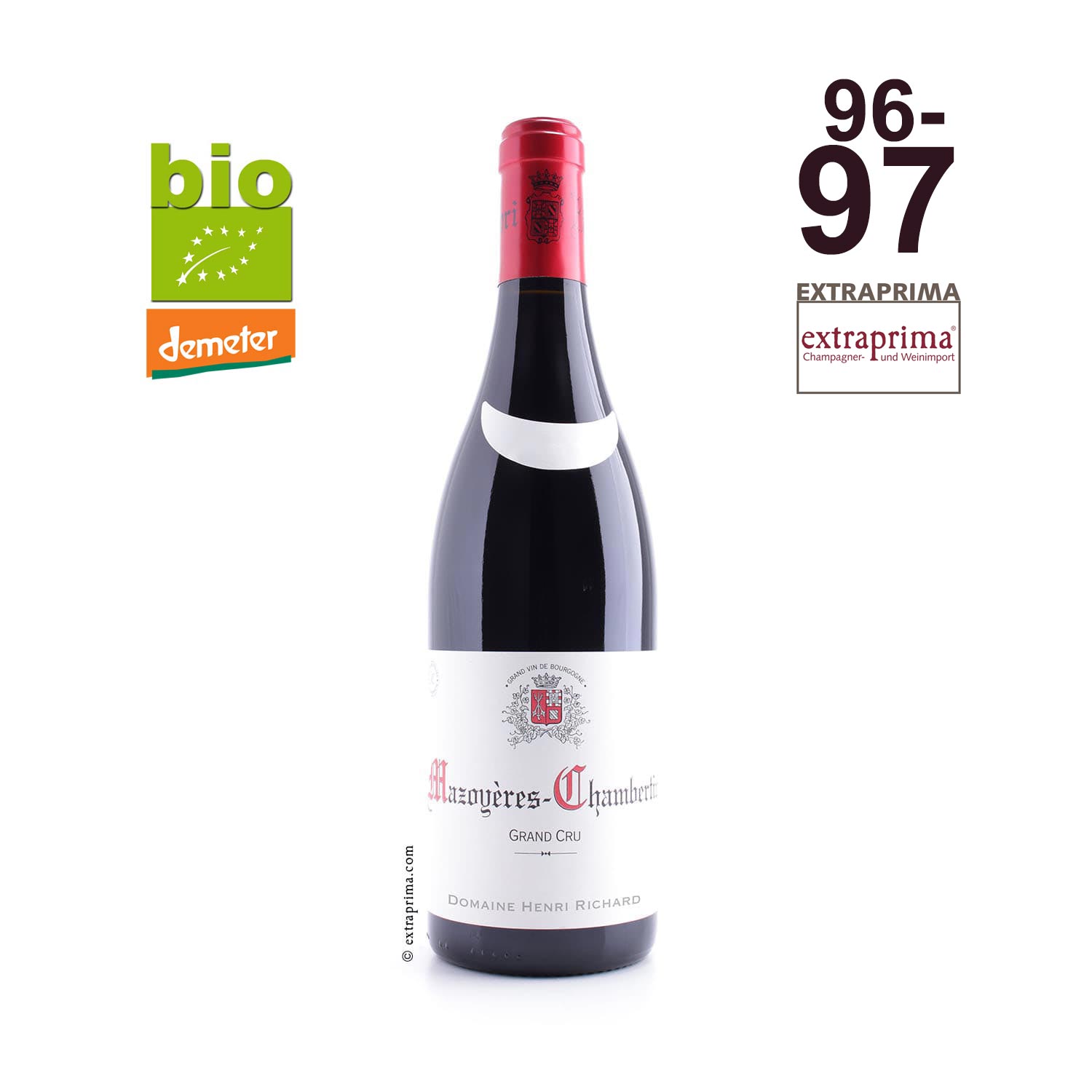 2021 Mazoyères-Chambertin Grand Cru - Henri Richard -bio-