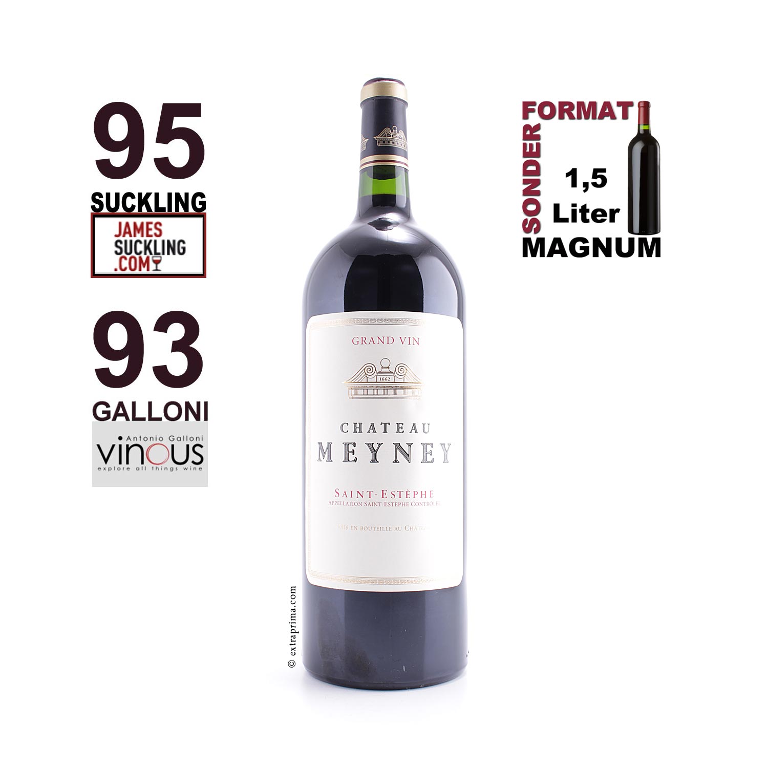 2018 Château Meyney - St.-Estèphe | MAGNUM 1,5-Ltr.