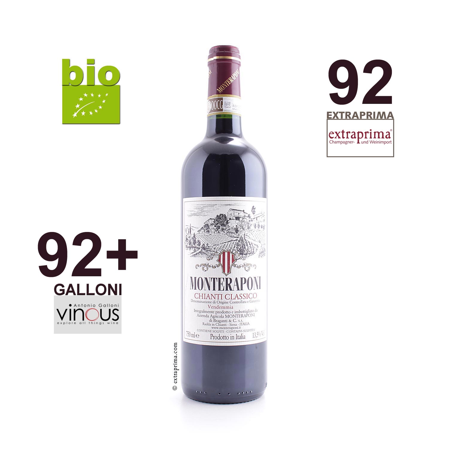 2020 Chianti Classico - Monteraponi -bio-