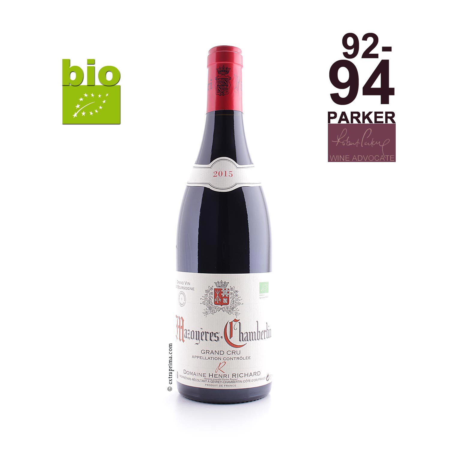 2021 Mazoyères-Chambertin Grand Cru - Henri Richard -bio-