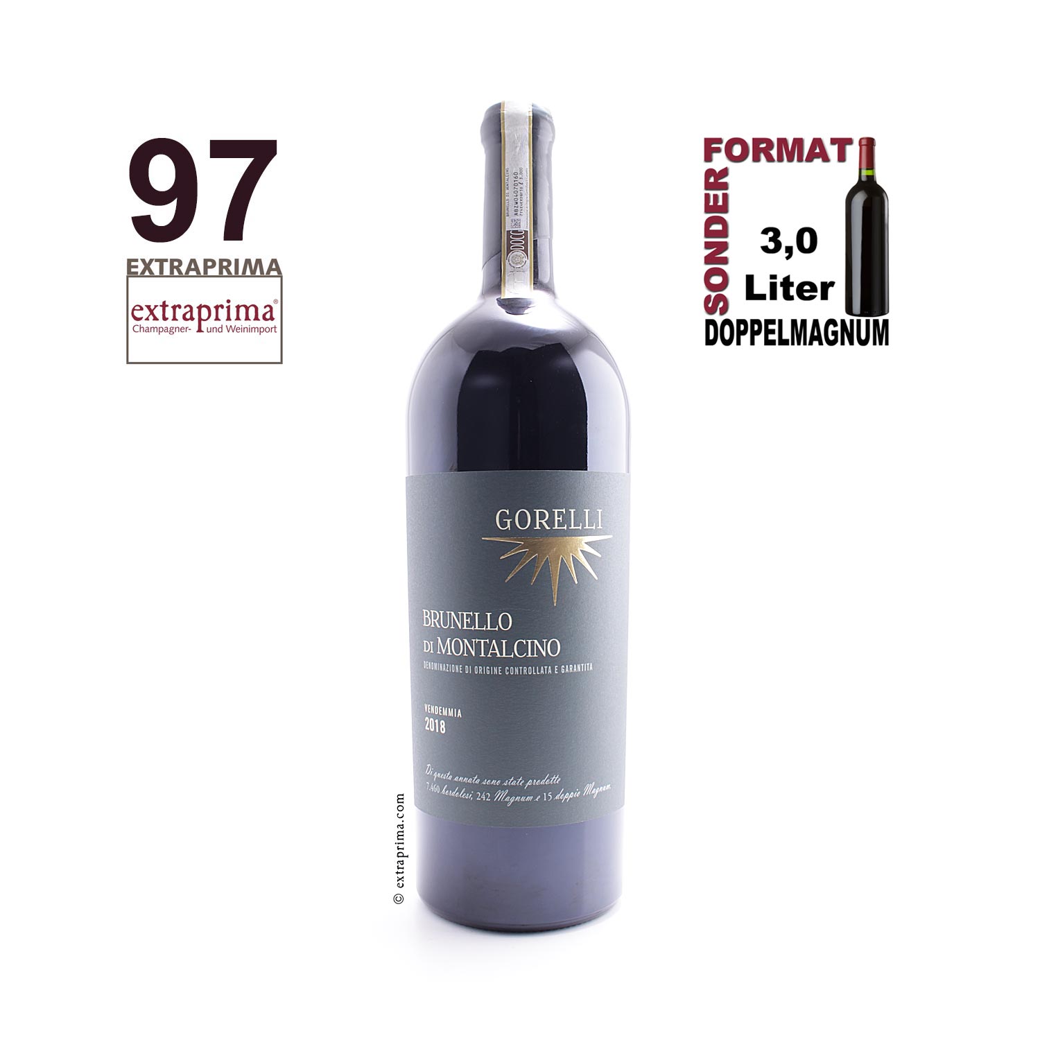 2018 Brunello di Montalcino - Gorelli | DMG 3,0-Ltr.