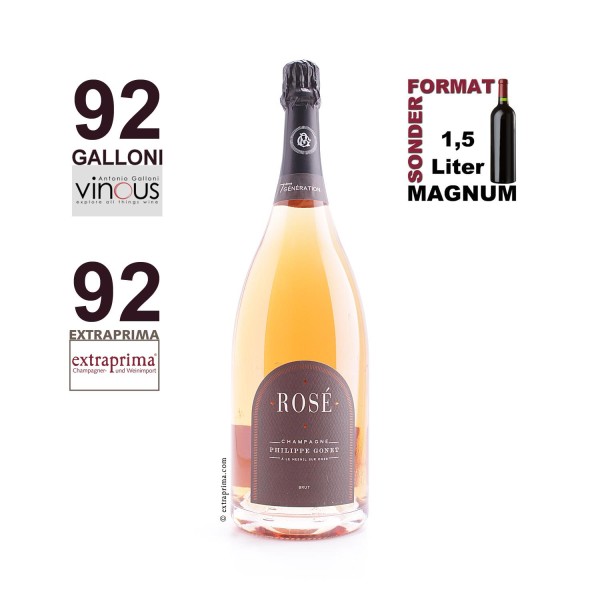 Champagne Brut Rosé - Gonet | MAG 1,5-Ltr.
