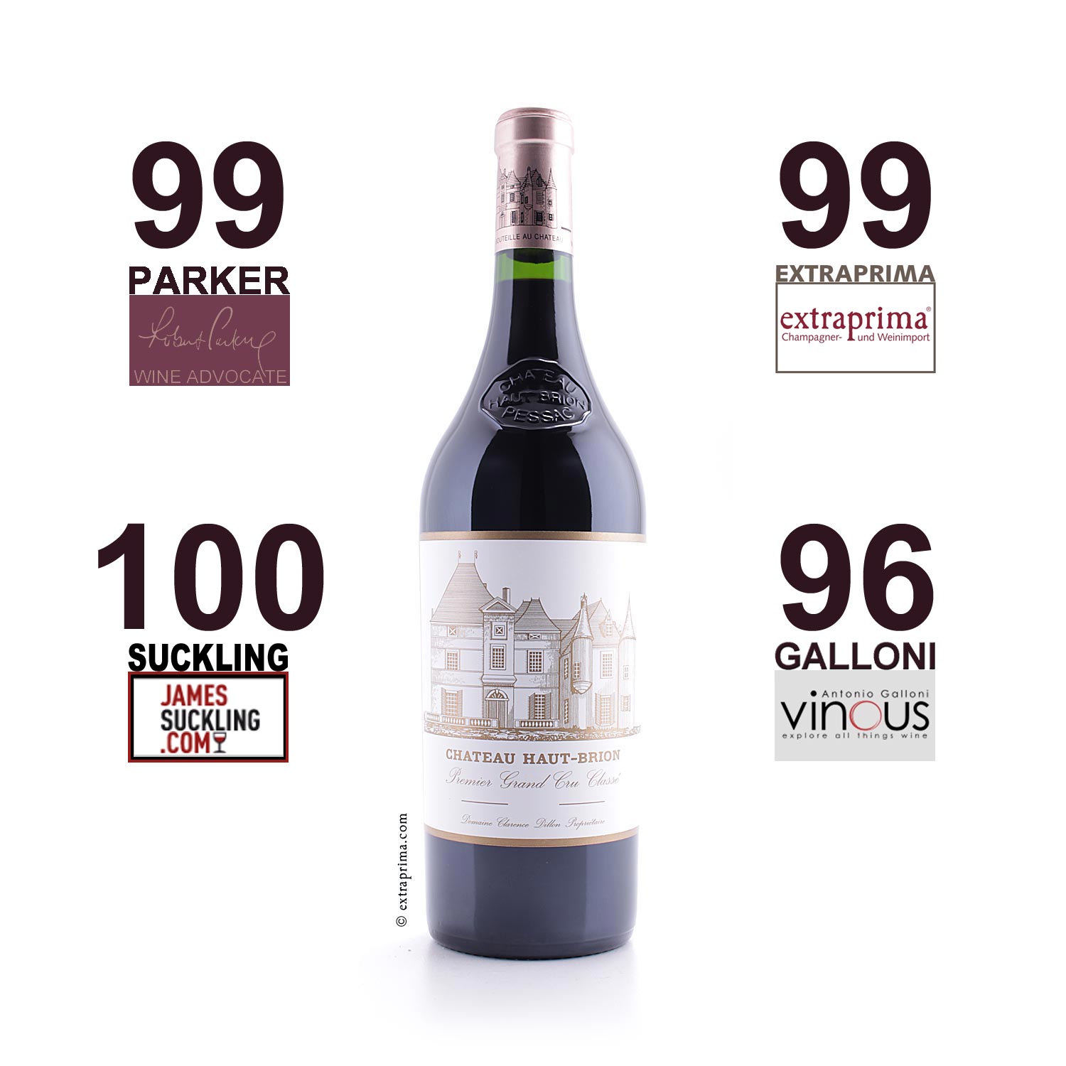 | Péssac-Léognan Extraprima Haut-Brion rouge 2020 - Château Weinversand